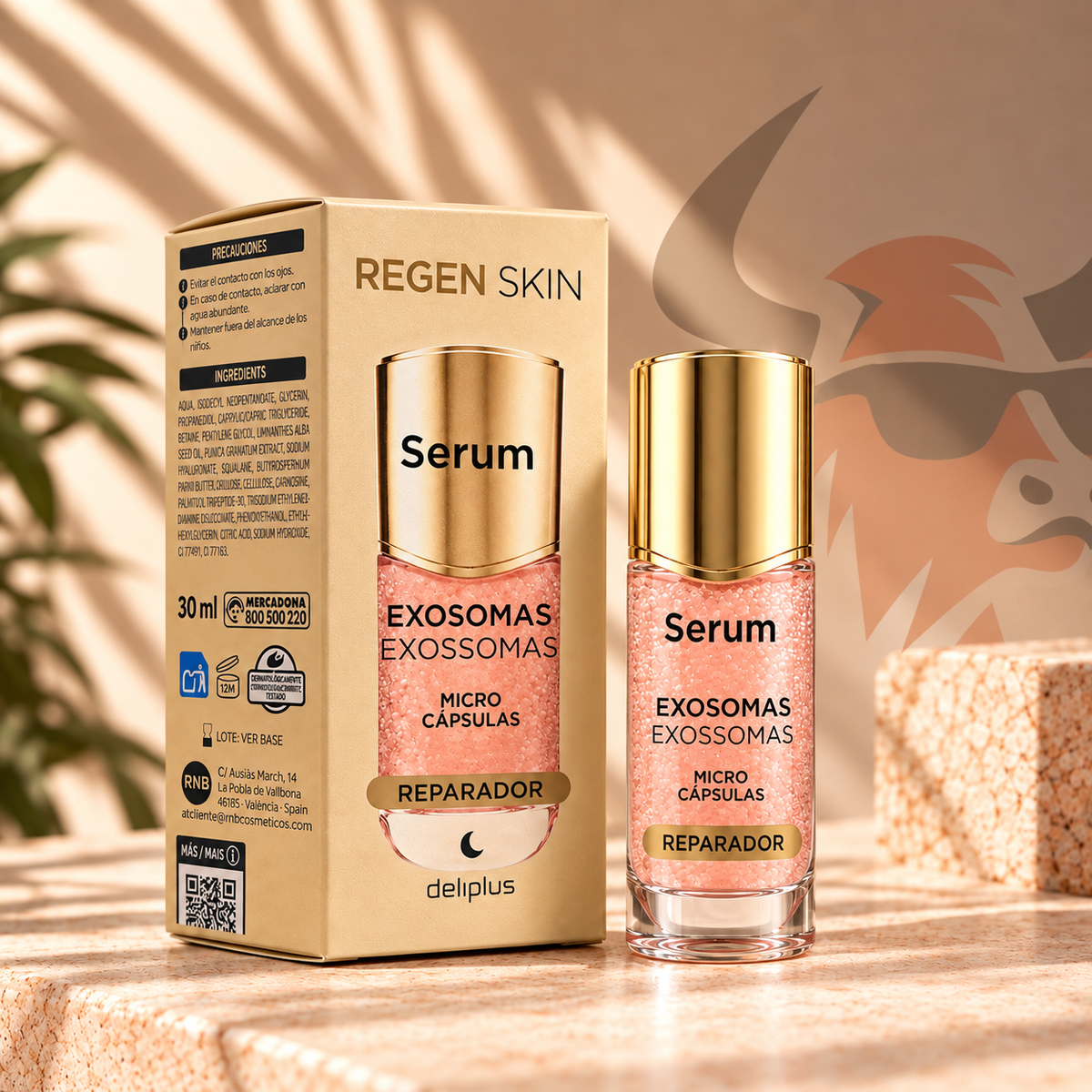 REGEN SKIN Exosomas Serum – Microcapsules | Reparierende Gesichtspflege | 30 ml