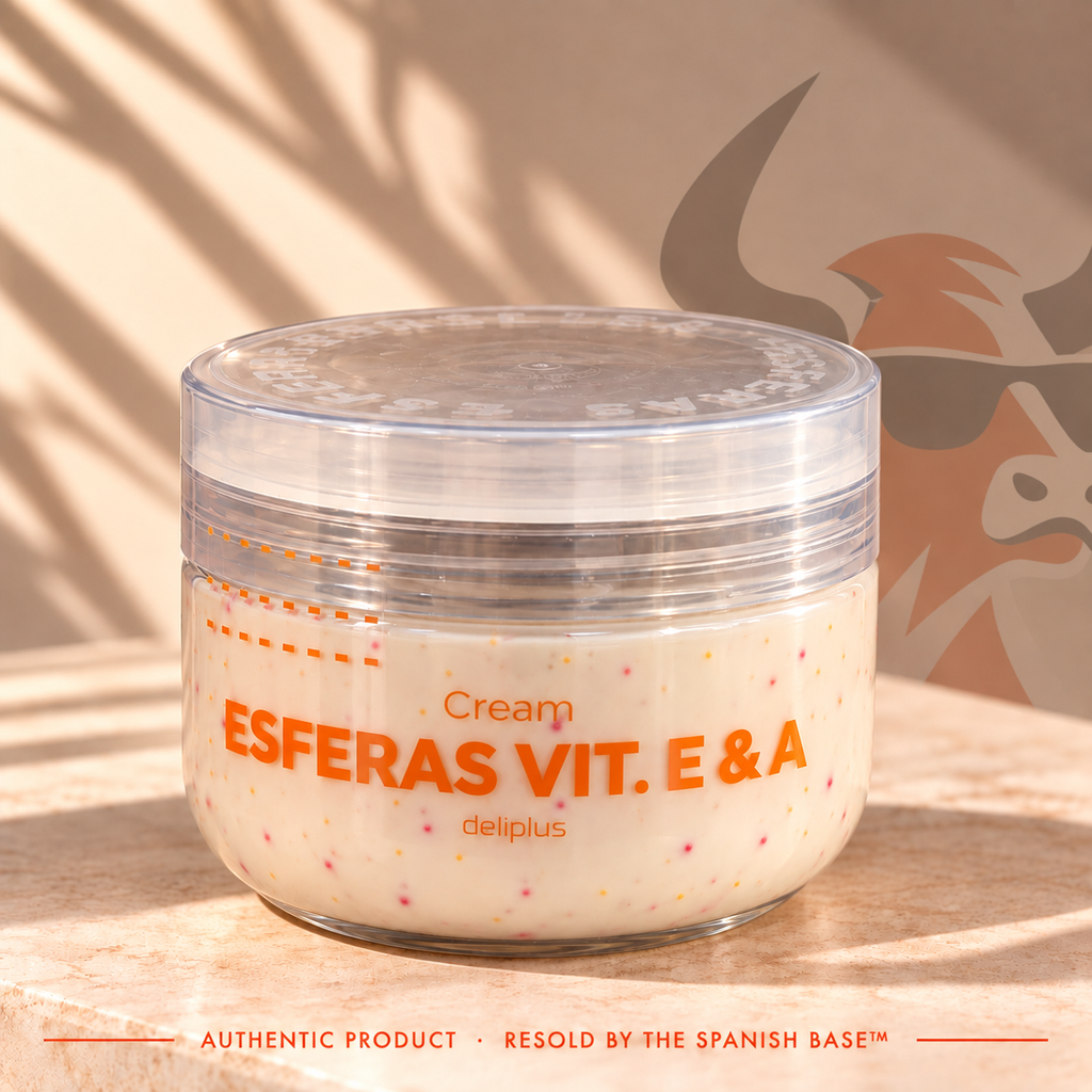 Esferas Vit. E & A Körpercreme – 300 ml | Vitamin-E-Perlen & Hyaluronsäure