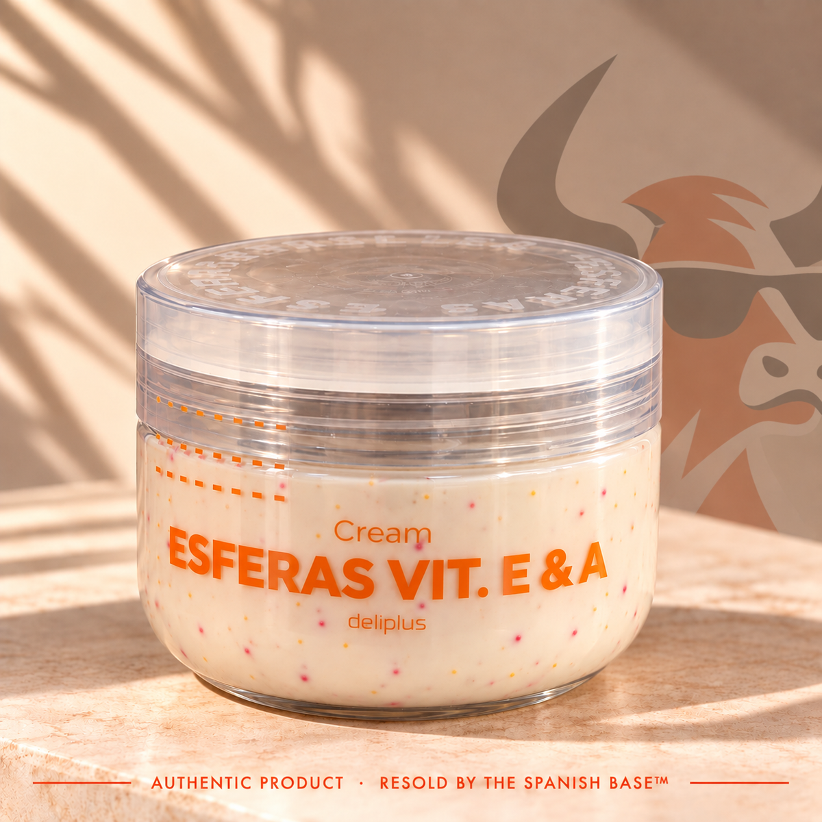 Esferas Vit. E & A Körpercreme – 300 ml | Vitamin-E-Perlen & Hyaluronsäure