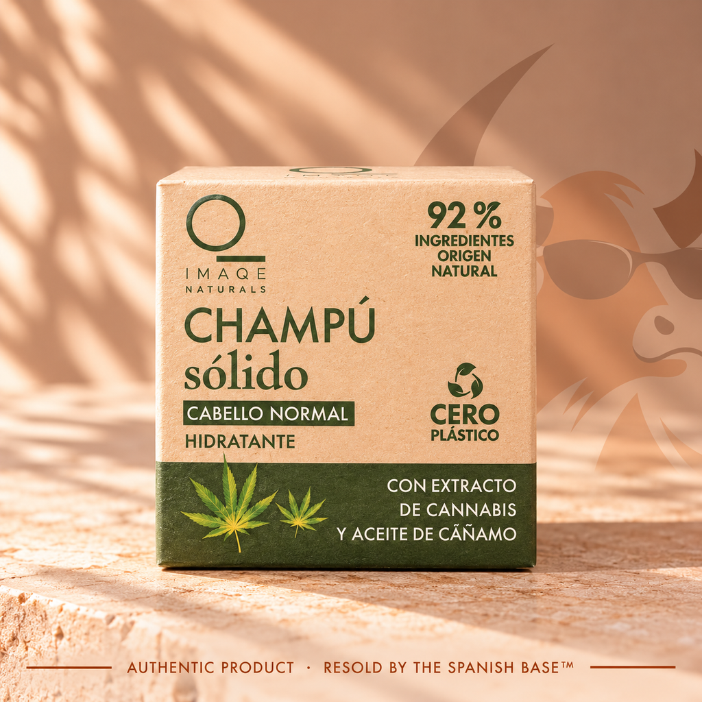 IMAQE Naturals Festes Shampoo – Cannabis & Hanföl | 60 g