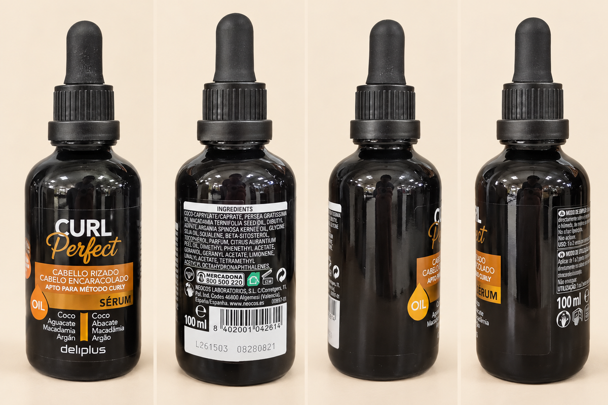 Deliplus Curl Perfect Sérum Oil – Locken-Serum für definierte, glänzende Locken | 100 ml