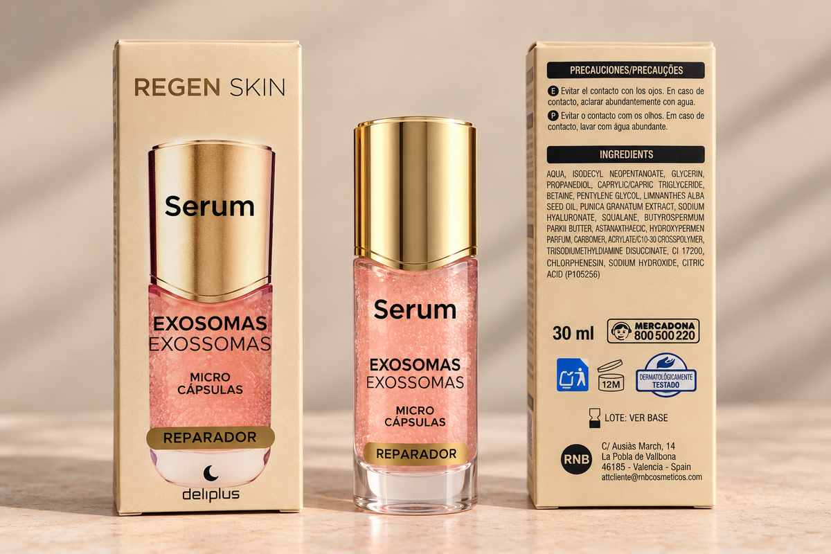 REGEN SKIN Exosomas Serum – Microcapsules | Reparierende Gesichtspflege | 30 ml