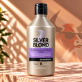 Deliplus Silver Blond Shampoo – Violett-Shampoo für blondes, blondiertes & graues Haar | 400 ml