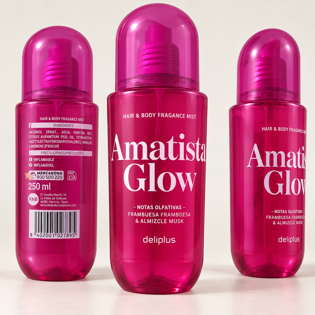 Deliplus Amatista Glow – Hair & Body Fragrance Mist 250 ml