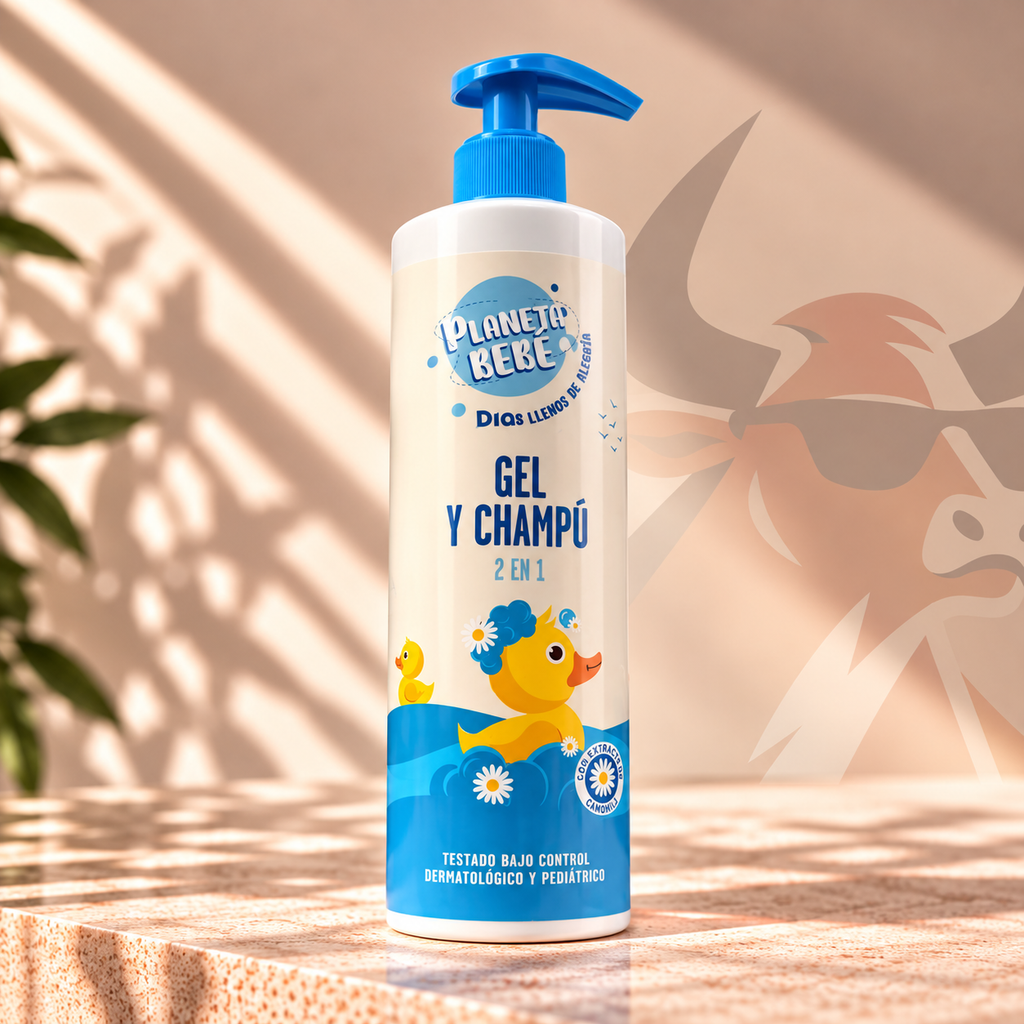 Planeta Bebé Gel & Shampoo 2-in-1 mit Kamille – 500 ml